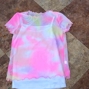 Justice Size 12 tie-dye shirt